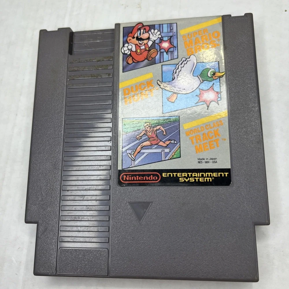 Super Mario Bros Duck Hunt World Class Track Meet - NES - Cartridge Only